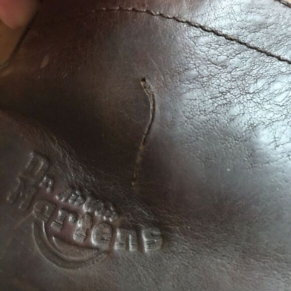 Dr Martens brown leather ankle boots main image 6